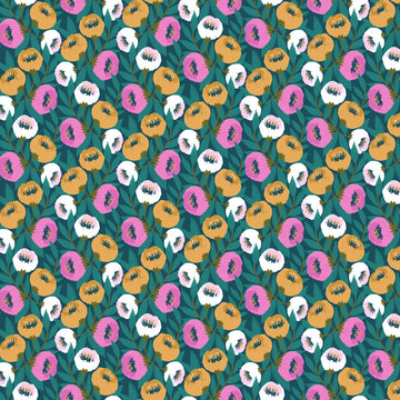 Dayspring Garland Teal Yardage