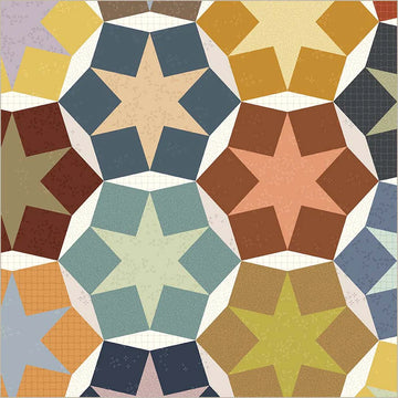 Chunky Chicken Backing Kit Stellar Dawn - wide quilt backing fabric for longarm quilting