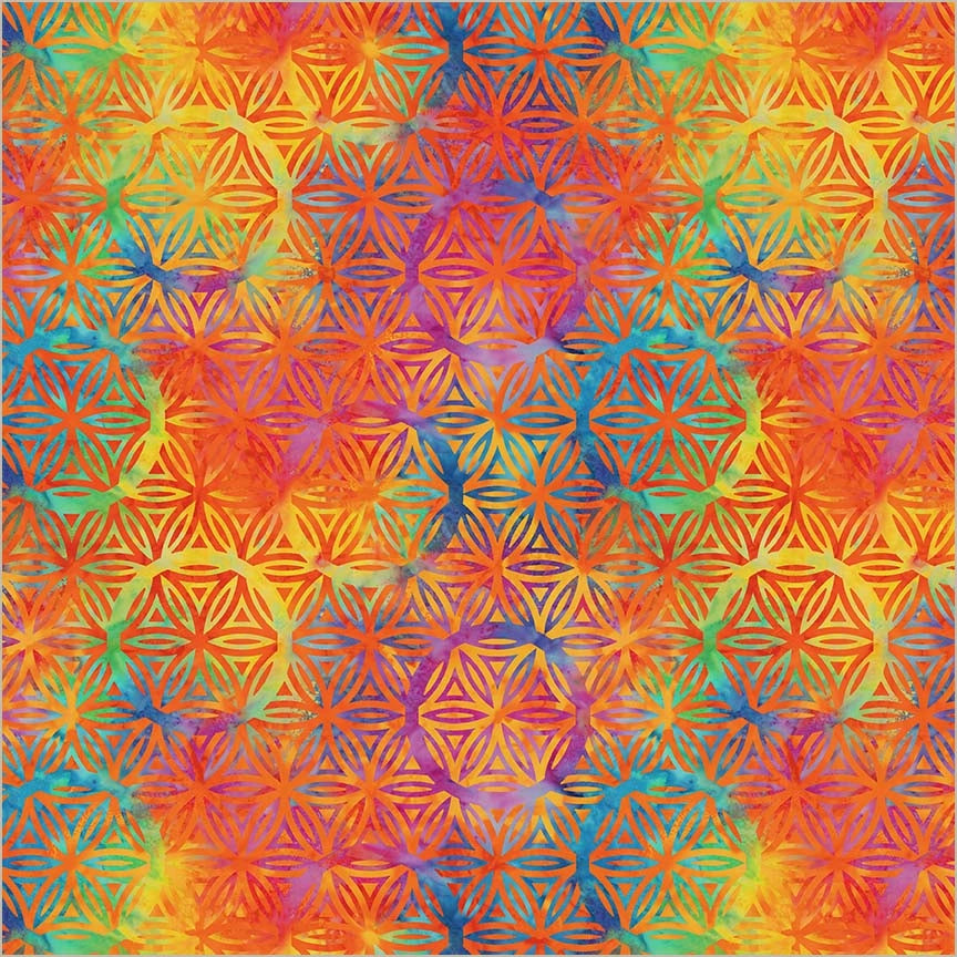 BeColourful Orange Crush 108" Wide 3 Yard Quilt Fabric Back Pack - image 1 - wide quilt backing fabric for longarm quilting