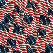 Old Glory Multi 108 inch wide 3 yard quilt fabric back pack