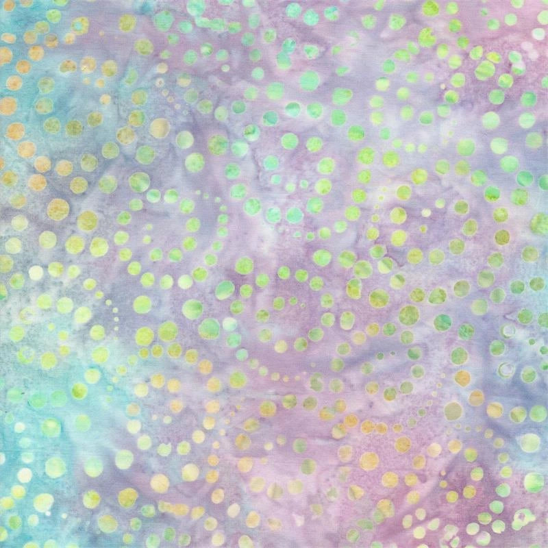 Sun Catchers Blue Swirl Batik Fabric Yardage