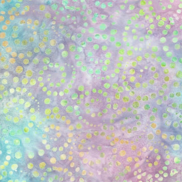 Sun Catchers Blue Swirl Batik Fabric Yardage