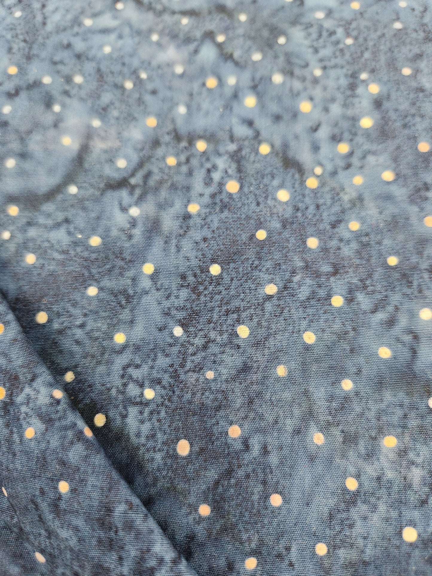 Canyon Mist Dots Batik Fabric Yardage