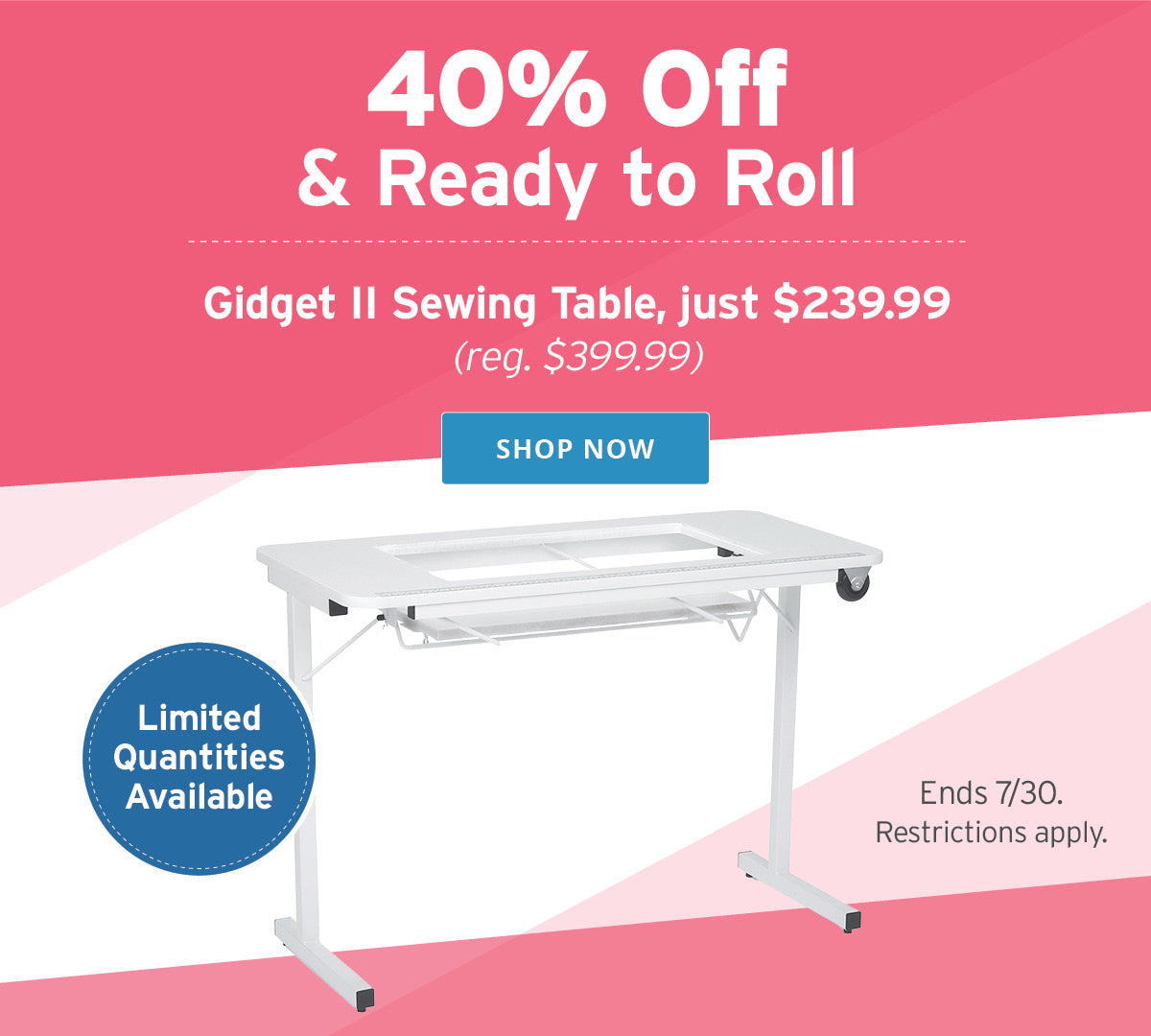 Arrow Gidget II Sewing Table