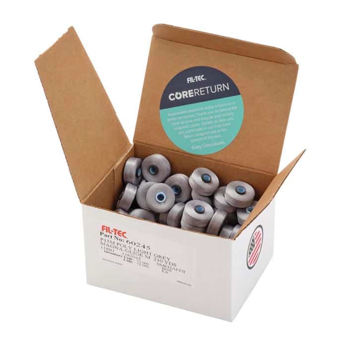 Magna-Glide Bobbins No. 60 - Light Grey