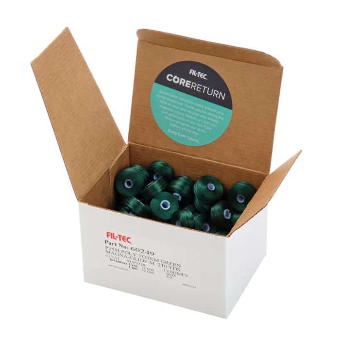 Magna-Glide Bobbins No. 60 - Totem Green