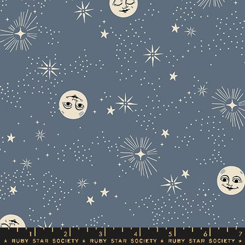 Good Spirits Grey Wise Moons Fabric Yardage Product Photo