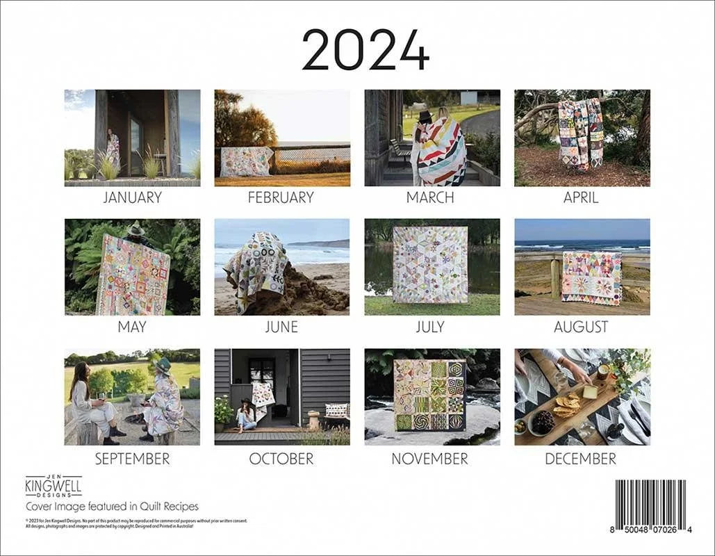 2024 Jen Kingwell Calendar