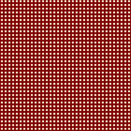Village Check Flannel Berry Fabric Yardage features a seamless pattern of small white squares in a grid on dark red, creating a classic checkered look ideal for timeless flannel projects.