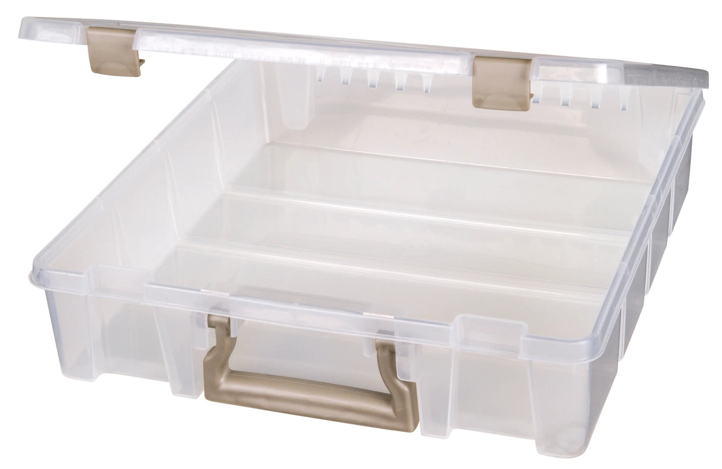 Single Compartment Super Satchel Box Clear