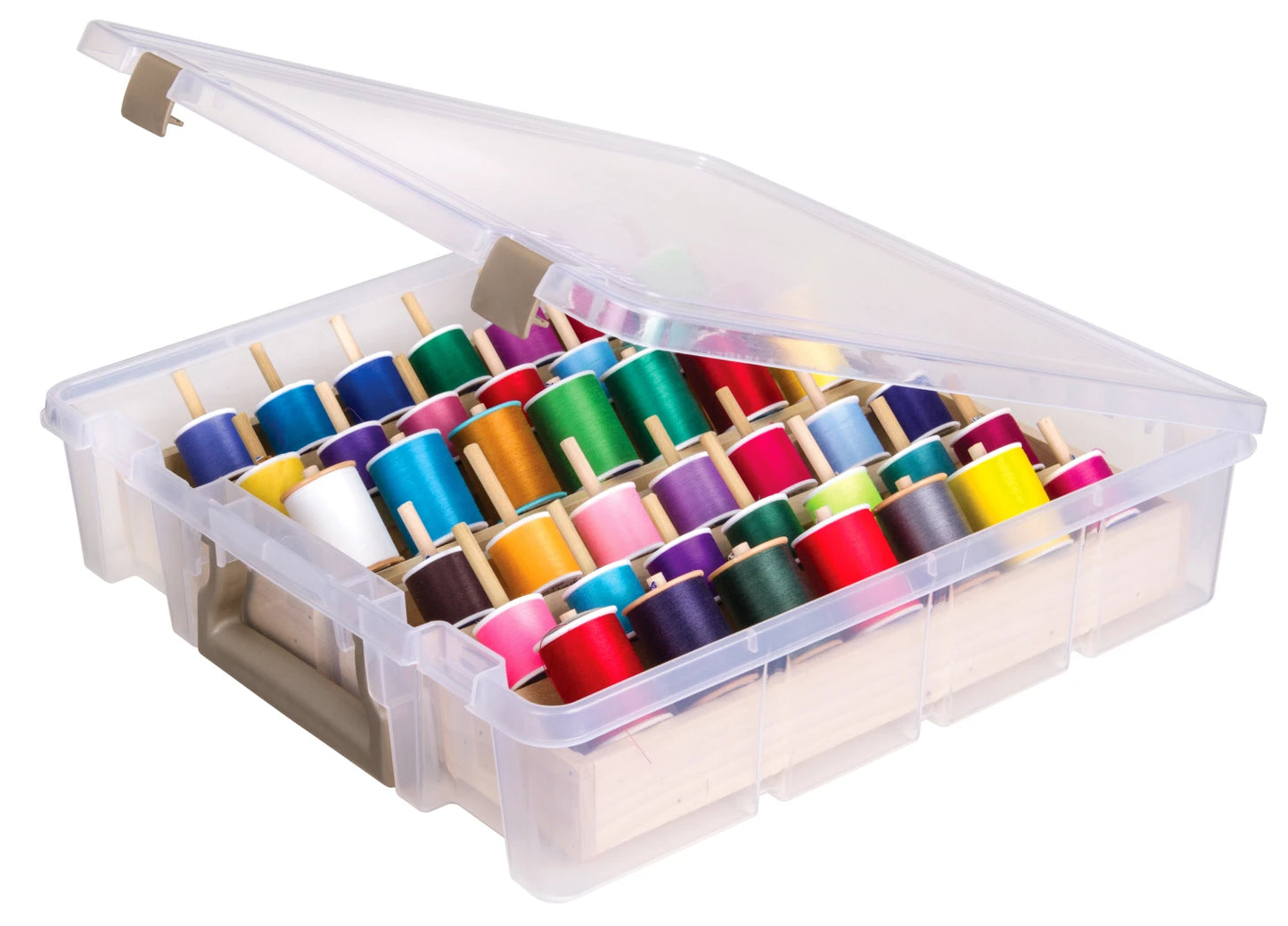 Single Compartment Super Satchel Box Clear
