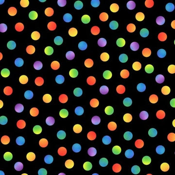 Pawsitivity Black Dots Fabric Yardage