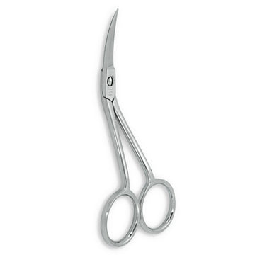 Famore 4in Double Curved Machine Embroidery Scissors - fabric cutting scissors for quilting