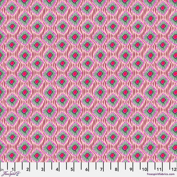 Paradise Blooms Diamond Opulence Pink Fabric Yardage