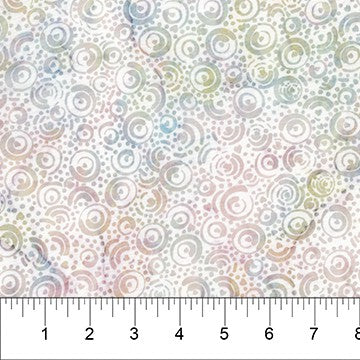 Banyan Classics Pastel Swirls on Cream Fabric Yardage