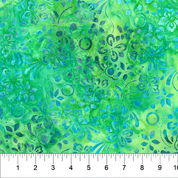 Whirlpool Green Leaves Fabric Yardage