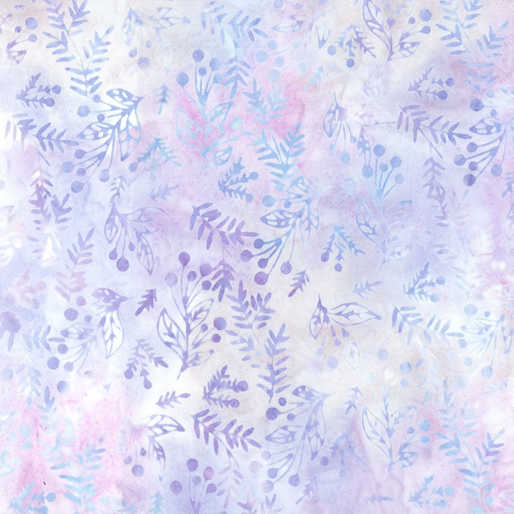 Whirlpool Lavender Leaves Fabric Yardage