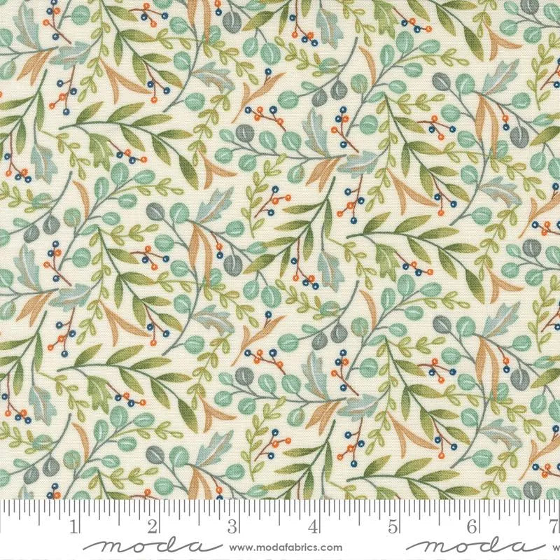 I Love Fall Most of All Multi Floral Fabric Yardage