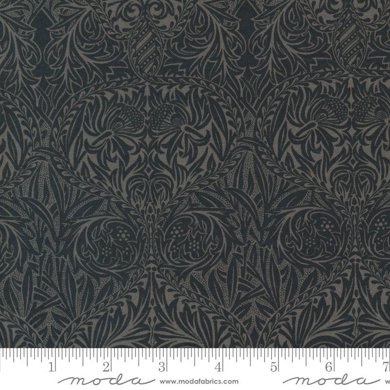 Ebony Suite Iris Damask Ebony Fabric Yardage