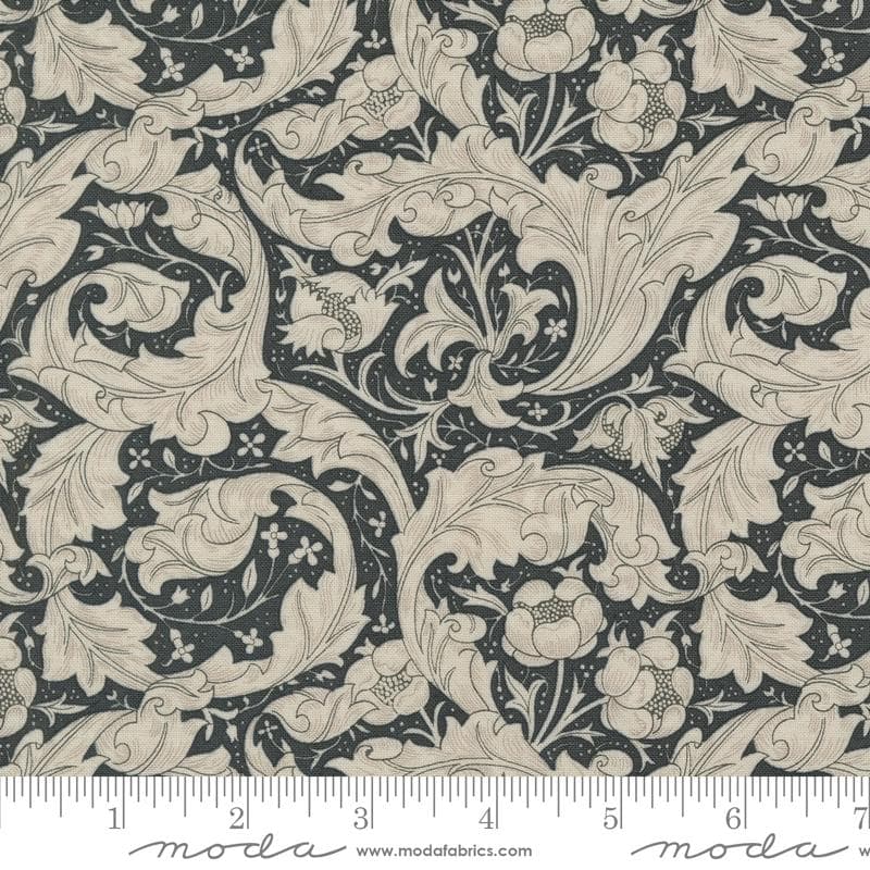 Ebony Suite Bachelors Button Ebony Fabric Yardage