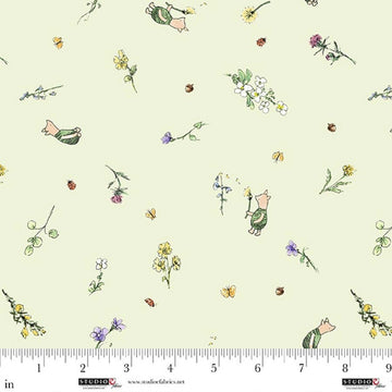 Classic Winnie Piglets Fabric Yardage