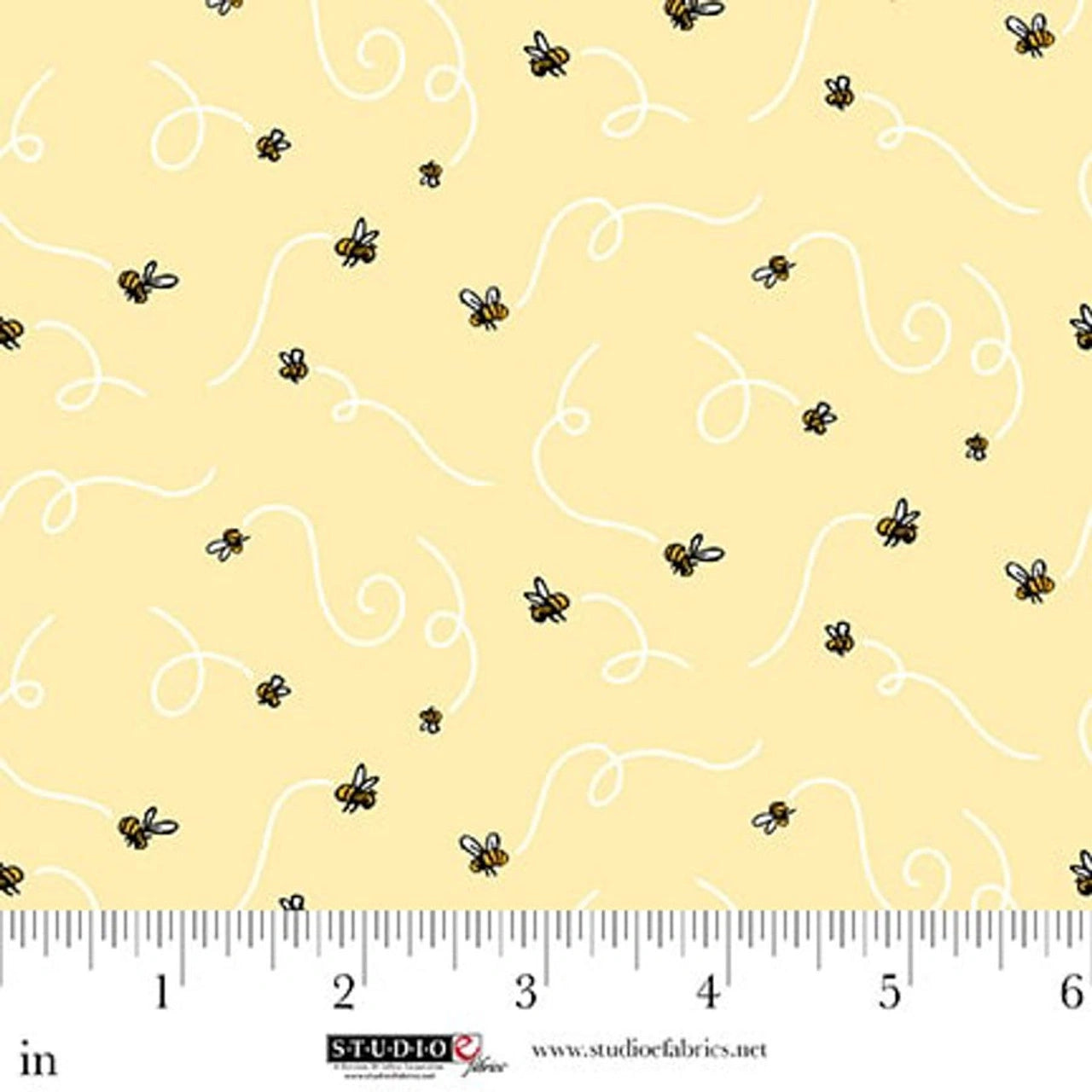 Classic Winnie Bees Fabric Yardage