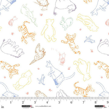 Classic Winnie Character Fabric Yardage