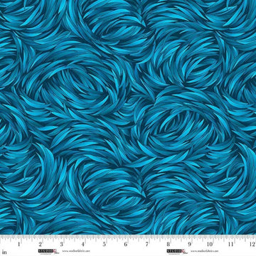 Tempest Turquoise Swirl 108" Wide Quilt Backing Fabric - image 1 - wide quilt backing fabric for longarm quilting