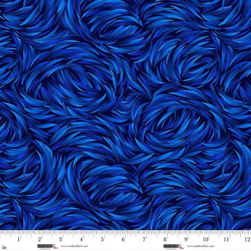 Tempest Sapphire Swirl 108" Wide 3 Yard Quilt Fabric Back Pack - image 1 - wide quilt backing fabric for longarm quilting