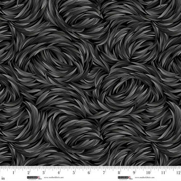 Tempest Charcoal Swirl 108" Wide Quilt Backing Fabric - image 1 - wide quilt backing fabric for longarm quilting