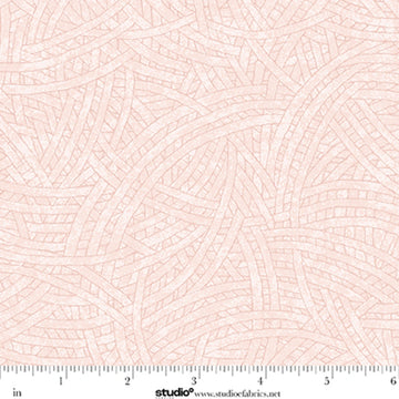 Tangled Whisper Pink Fabric Yardage - quilt fabric for sewing and quilting projects