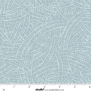 Tangled Cerulean Fabric Yardage - quilt fabric for sewing and quilting projects
