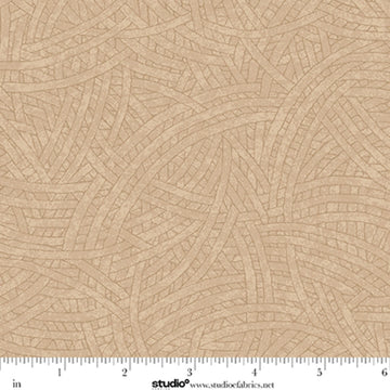 Tangled Cafe a u Lait Fabric Yardage - quilt fabric for sewing and quilting projects