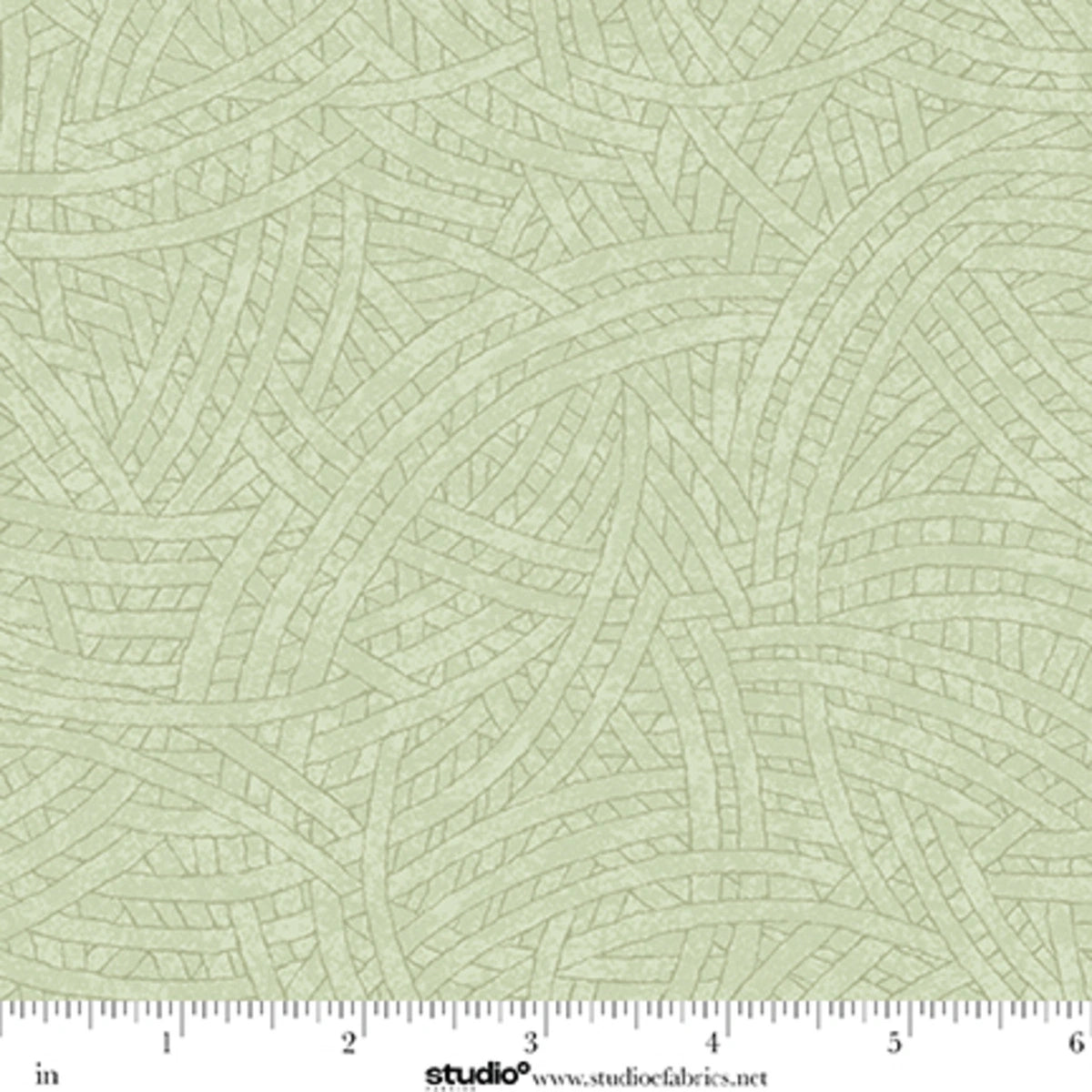 Tangled Lichen Green Fabric Yardage - quilt fabric for sewing and quilting projects