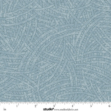 Tangled Horizon Blue Fabric Yardage - quilt fabric for sewing and quilting projects