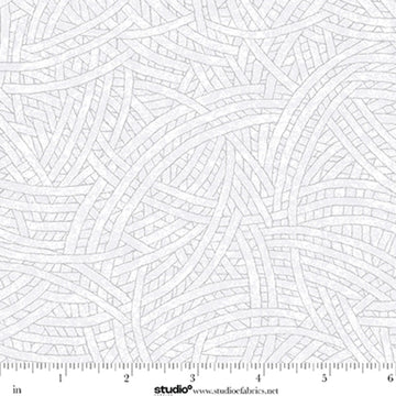 Tangled Silver Fabric Yardage - quilt fabric for sewing and quilting projects