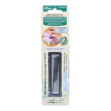 Clover Felting Needle Refill Fine Weight 5pc