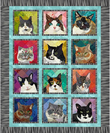 Meow Mix Multi Panel at Quilted Joy