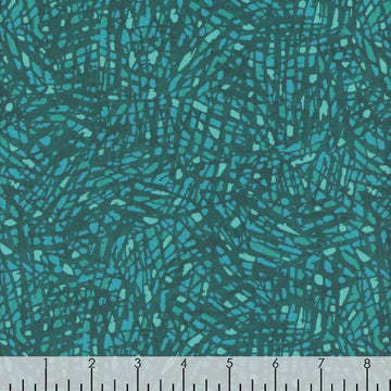 Colour Prism Turquoise Fabric Yardage - quilt fabric for sewing and quilting projects