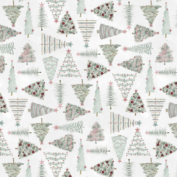 Just a Dusting Pearl Trees Lot Fabric Yardage - quilt fabric for sewing and quilting projects