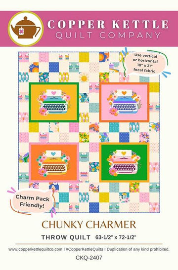 Chunky Charmer Quilt Pattern - image 1 - quilting pattern with step-by-step instructions