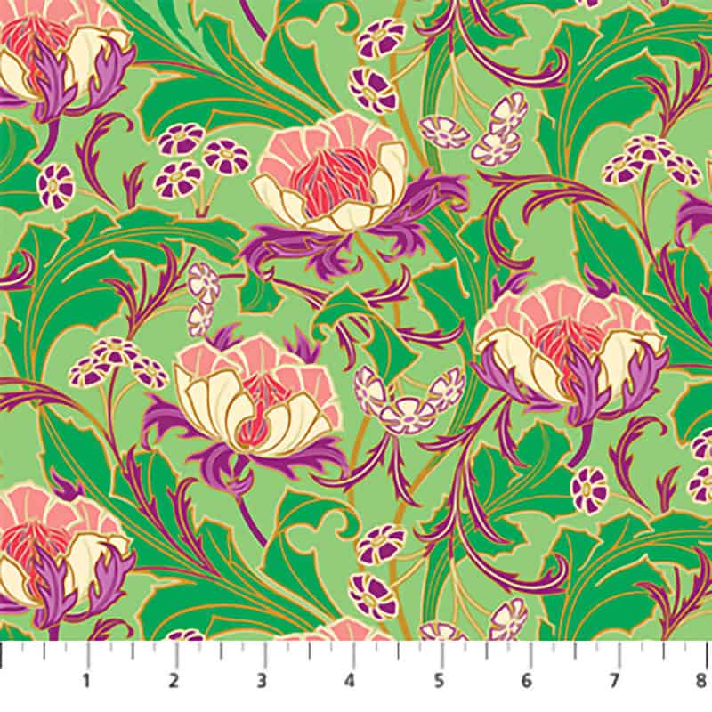 Wild Abandon Aqua Wanderlust Fabric Yardage