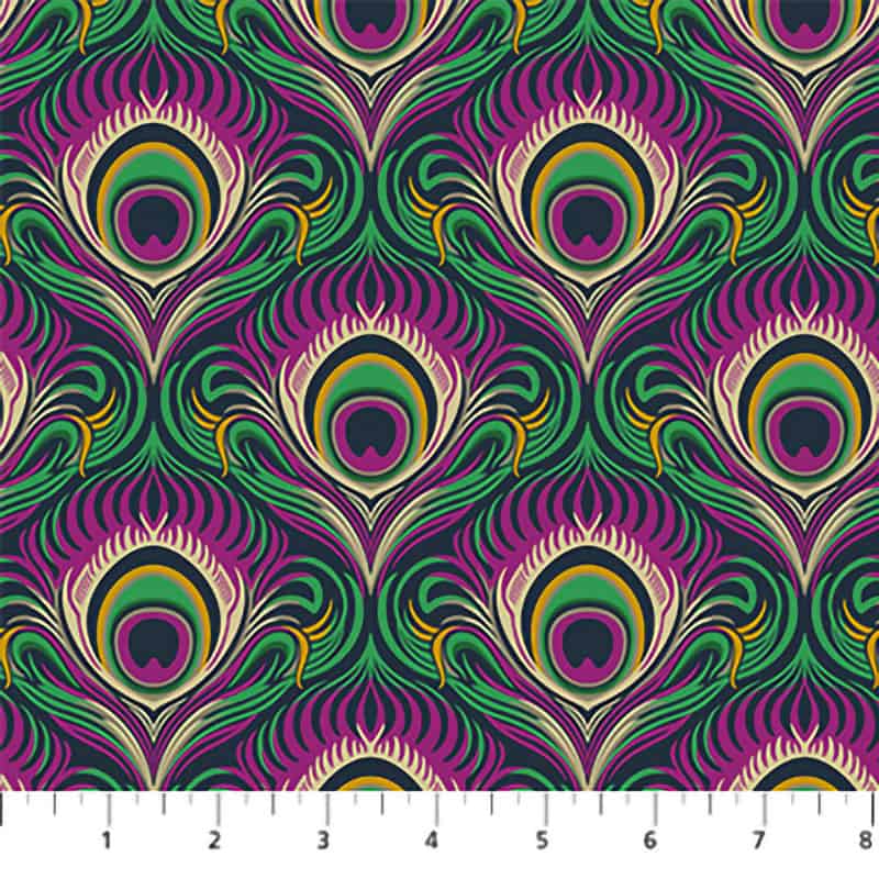 Wild Abandon Midnight Rogue & Seduction Fabric Yardage