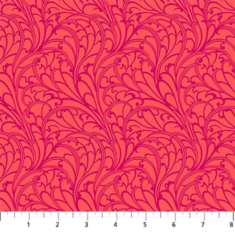 Wild Abandon Flame Passing Fancy Fabric Yardage