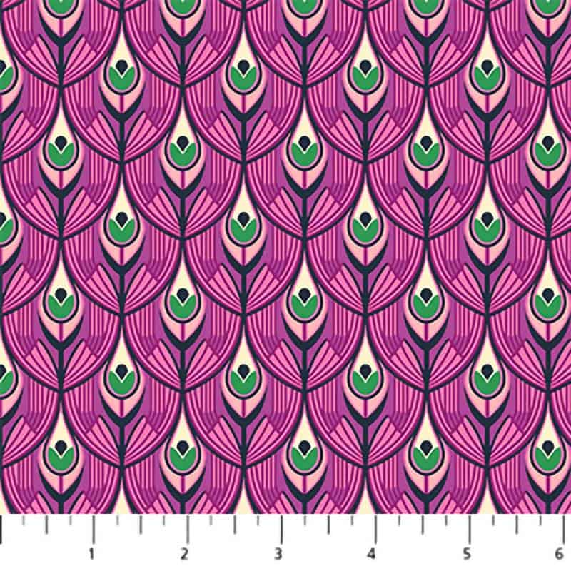 Wild Abandon Violet Swagger Fabric Yardage