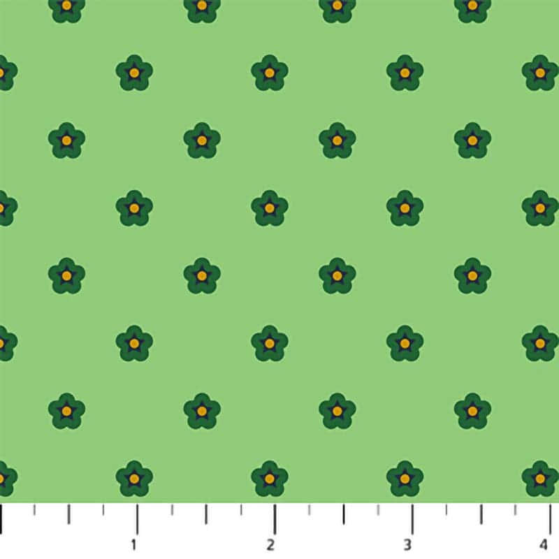 Wild Abandon Aqua Whimsy Fabric Yardage