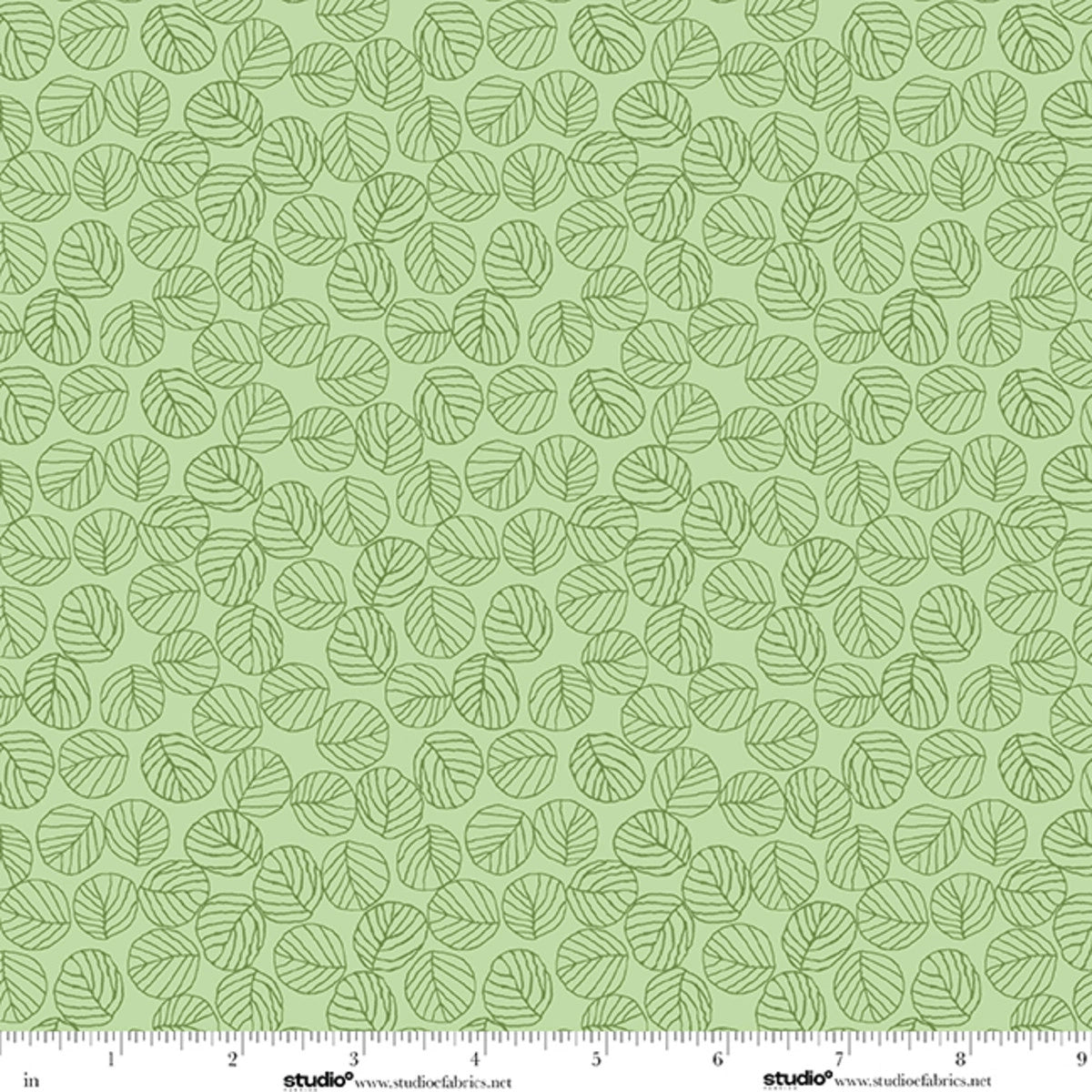 Bar Harbor pistachio leaf texture cotton quilting fabric yardage