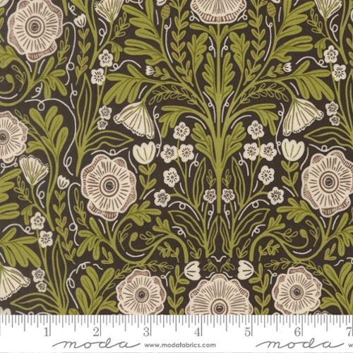 The Henhouse Poppy Florals Iron Fabric Yardage - quilt fabric for sewing and quilting projects