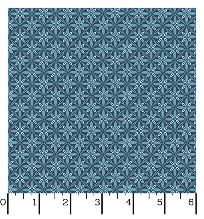 Ruler Kimberbell Basics Tufted Navy Fabric Yardage