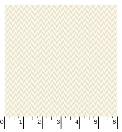 Ruler Kimberbell Basics Herringbone Cream Fabric Yardage